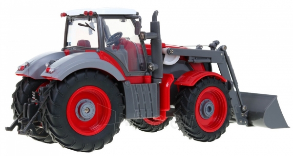 Nuotoliniu būdu valdomas traktorius su priekaba, raudonas paveikslėlis 5 iš 10
