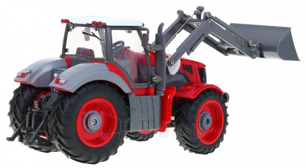Nuotoliniu būdu valdomas traktorius su priekaba, raudonas paveikslėlis 4 iš 10