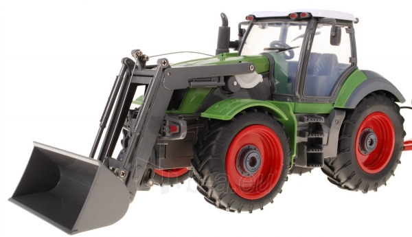 Nuotoliniu būdu valdomas traktorius su priekaba 1:28, žalias paveikslėlis 11 iš 11