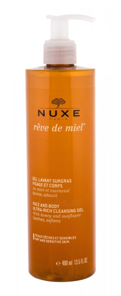Nuxe Reve de Miel Face And Body Rich Cleansing Gel Cosmetic 400ml paveikslėlis 1 iš 1