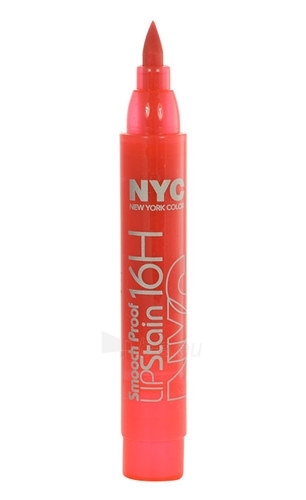 NYC New York Color Smooch Proof 16H Lip Stain Cosmetic 3ml 503 Unstoppable Red paveikslėlis 1 iš 1