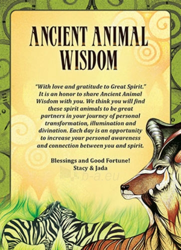 Oracle kortos Ancient Animal Wisdom paveikslėlis 10 iš 13