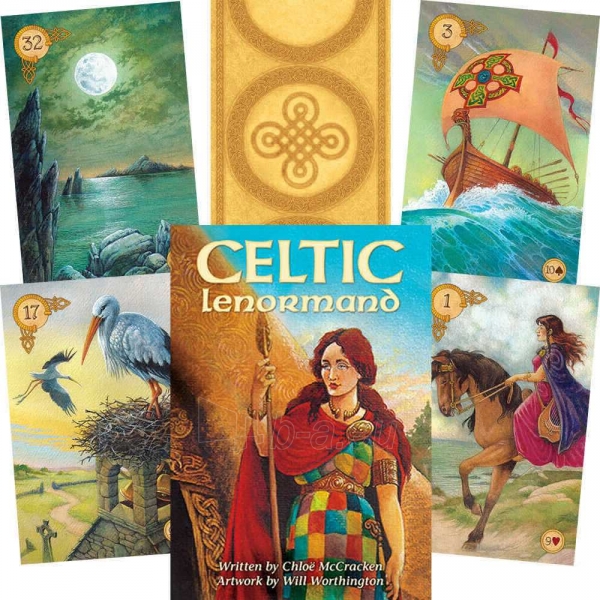Oracle kortos Celtic Lenormand paveikslėlis 2 iš 12