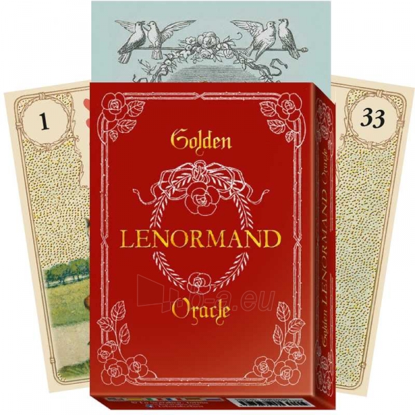Oracle kortos Golden Lenormand paveikslėlis 7 iš 7