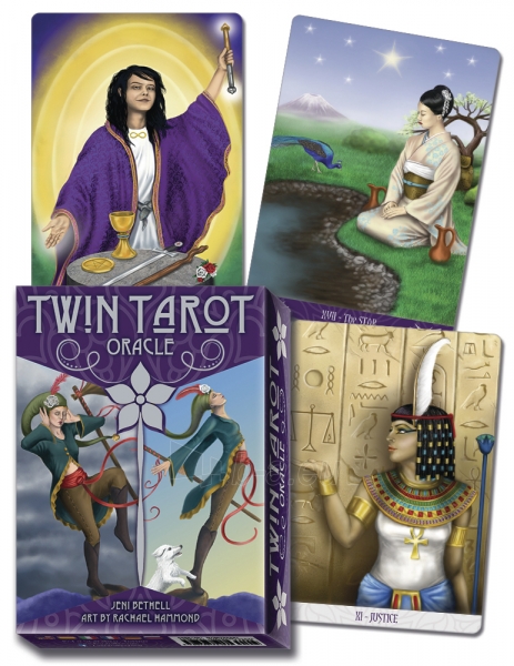 Oracle Kortos Twin Tarot paveikslėlis 1 iš 7