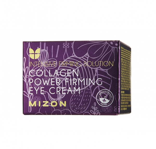 Paakių kremas Mizon Eye cream containing 42% of marine collagen for extremely delicate and sensitive eye area (Collagen Power Firming Eye Cream) - 10 ml - tuba paveikslėlis 3 iš 4
