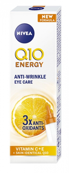 Paakių kremas Nivea Wrinkle Energizing Eye Cream Q10 Plus C 15 ml paveikslėlis 5 iš 5