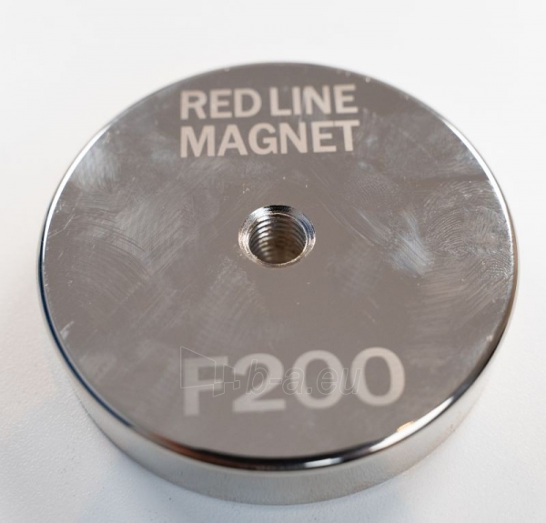 Paiieškos neodiminis magnetas RED LINE MAGNET F200 200kg. FISHING MAGNET paveikslėlis 1 iš 6