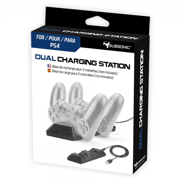 Pakrovėjas Subsonic Dual Charging Station for PS4 paveikslėlis 4 iš 4