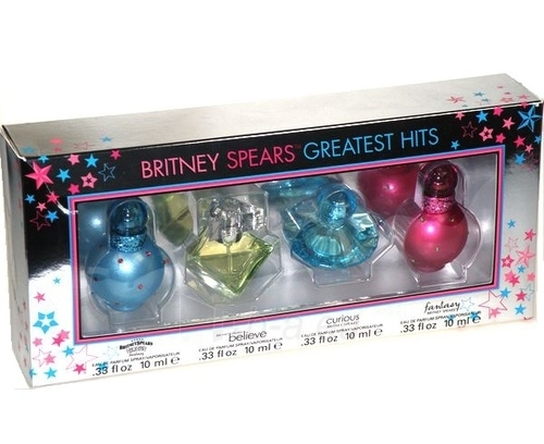 Parfumuotas vanduo Britney Spears Mini Set Perfumed water 4x10ml paveikslėlis 1 iš 1