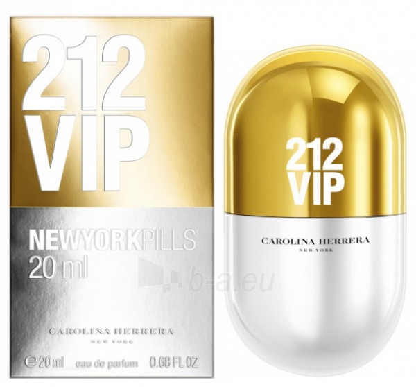 Perfumed water Carolina Herrera 212 VIP New York Pills EDP 20 ml paveikslėlis 1 iš 1