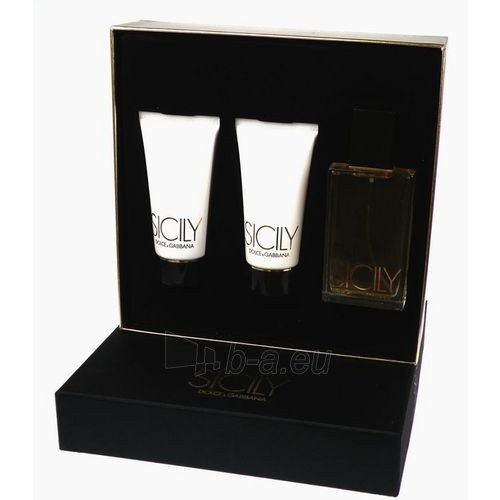 Parfimērijas ūdens Dolce & Gabbana Sicily EDP 100ml (Edp 100ml. 75ml Body lotion. 75ml Shower gel) paveikslėlis 1 iš 1