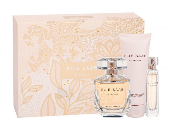 Perfumed water Elie Saab Le Parfum EDP 90ml + 10ml EDP + 75ml Body lotion (Set) paveikslėlis 1 iš 1