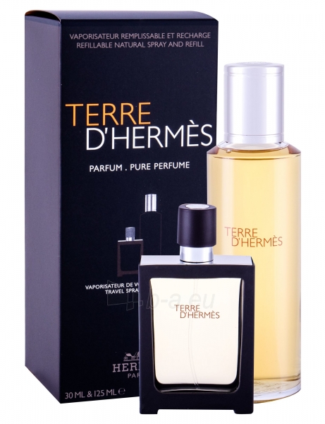 Parfumuotas vanduo Hermes Terre D Hermes Parfum Parfem 125ml (30 ml refillable bottle + 125 ml refill) paveikslėlis 1 iš 1