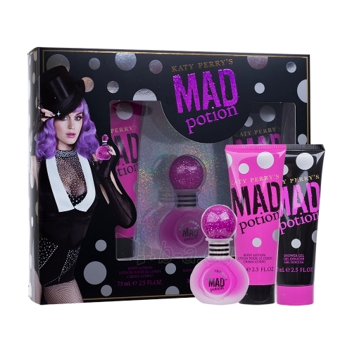 Perfumed water Katy Perry Katy Perry´s Mad Potion EDP 30ml + Body Lotion 75 ml + Shower Gel 75 ml (Set) paveikslėlis 1 iš 1