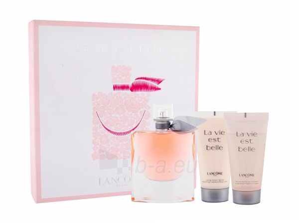 Parfumuotas vanduo Lancome La Vie Est Belle EDP 75ml + Body lotion 50 ml + Shower gel 50 ml (Rinkinys) paveikslėlis 1 iš 1