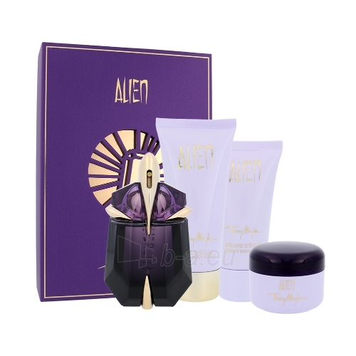 Perfumed water Thierry Mugler Alien Edp 30 ml + Body lotion 100 ml + Shower gel 30 ml + Body cream 15 ml (Set) paveikslėlis 1 iš 1
