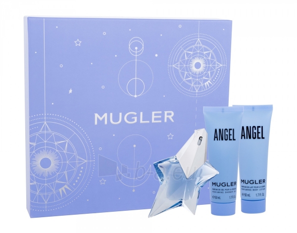Perfumed water Thierry Mugler Angel EDP 25 ml + body lotion 50 ml + shower gel 50 ml (Set) paveikslėlis 1 iš 1