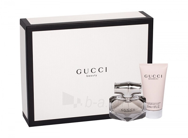 Parfumuotas vanuo Gucci Gucci Bamboo EDP 30 ml Body Lotion + 50 ml (Set ) paveikslėlis 1 iš 1