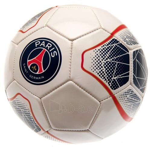 Paris Saint - Germain F.C. futbolo kamuolys (Baltas su taškais) paveikslėlis 1 iš 4