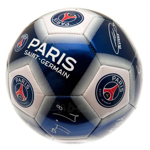 Paris Saint - Germain F.C. futbolo kamuolys (Su parašais) paveikslėlis 2 iš 4
