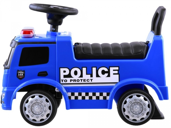 Paspiriama mašinėlė "Mercedes Police", mėlyna paveikslėlis 6 iš 12