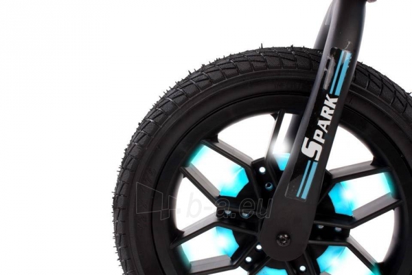 Paspiriamas dviratukas su LED - Spark, mėlynas paveikslėlis 5 iš 7