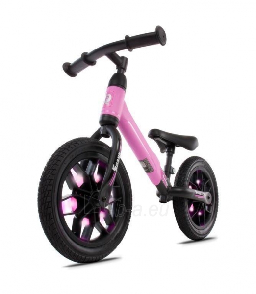 Paspiriamas dviratukas su LED - Spark, rožinis Paveikslėlis 1 iš 6 310820283435
