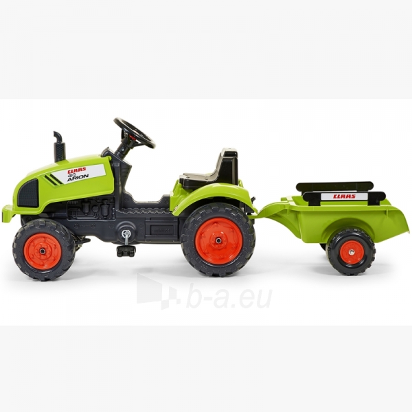Pedalais minamas traktorius su priekaba - Claas Falk, žalias paveikslėlis 3 iš 11