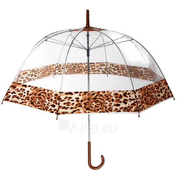 Permatomas skėtis su leopardo dėmėmis paveikslėlis 2 iš 3