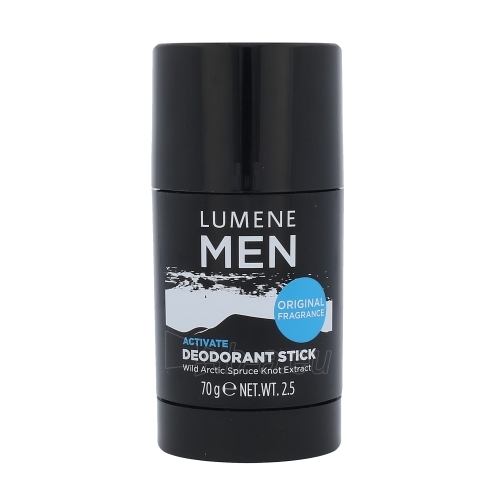 Pieštukinis dezodorantas Lumene Men Activate Deodorant Stick Cosmetic 70g paveikslėlis 1 iš 1