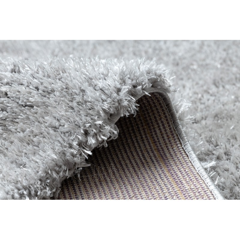 Pilkas ilgo plauko kilimas FLUFFY | 60x100 cm paveikslėlis 10 iš 16