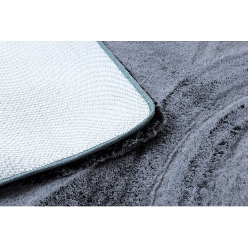 Pilkas kailio imitacijos kilimas LAPIN | 160x220 cm paveikslėlis 15 iš 16