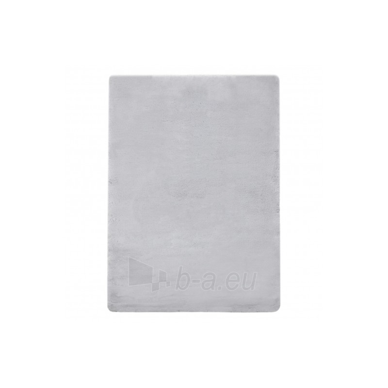 Pilkas kailio imitacijos kilimas TEDDY | 80x150 cm paveikslėlis 2 iš 16