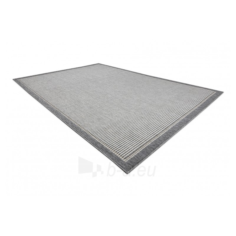 Pilkas kilimas su kraštine SPRING | 80x150 cm paveikslėlis 3 iš 16