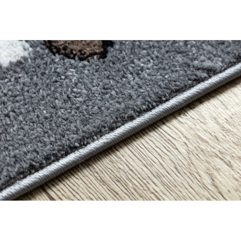 Pilkos spalvos kilimas FUN Gatvė | 120x170 cm paveikslėlis 7 iš 16