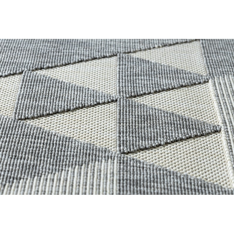 Pilkų atspalvių kilimas SPRING Trikampiai | 120x170 cm paveikslėlis 6 iš 16