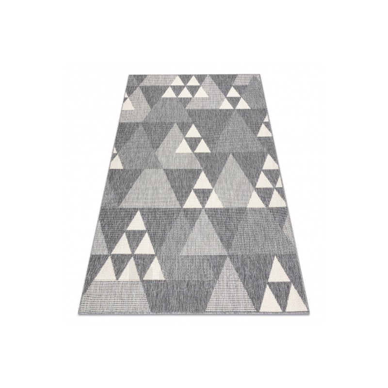 Pilkų atspalvių kilimas SPRING Trikampiai | 120x170 cm paveikslėlis 16 iš 16
