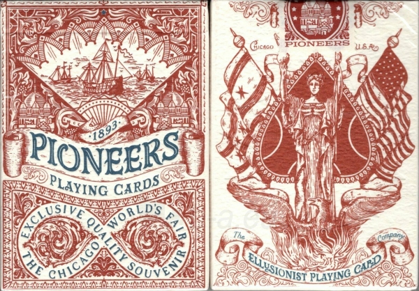 Pioneers raudonos žaidimų kortos paveikslėlis 7 iš 11