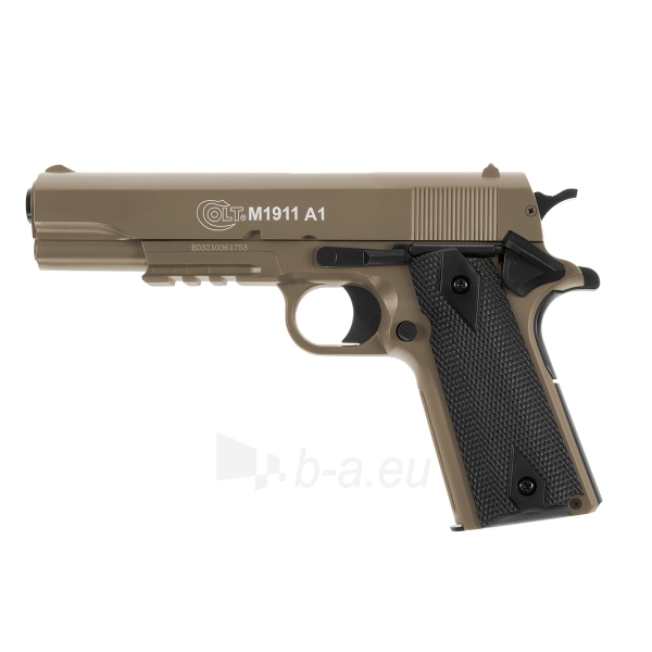 Pistoletas sspyruoklinis AEG M1911A1 Cybergun Metal Slide - tan paveikslėlis 1 iš 1