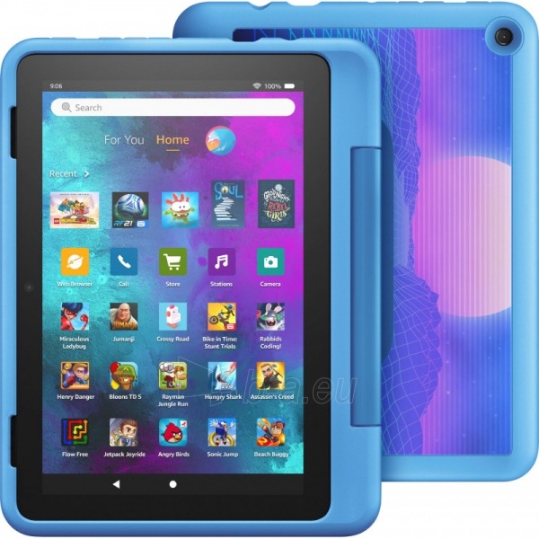 Planšetinis kompiuteris Amazon Fire HD8 Kids Pro 2021 32GB blue paveikslėlis 2 iš 6