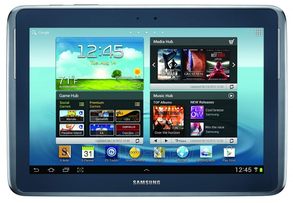 Tablet computers Samsung N8010 Galaxy Note Deep gray USED (grade: B) paveikslėlis 1 iš 8