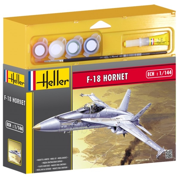 Plastikinis modelio rinkinys Heller 49905 Lėktuvas - F-18 HORNET 1:144 paveikslėlis 1 iš 1
