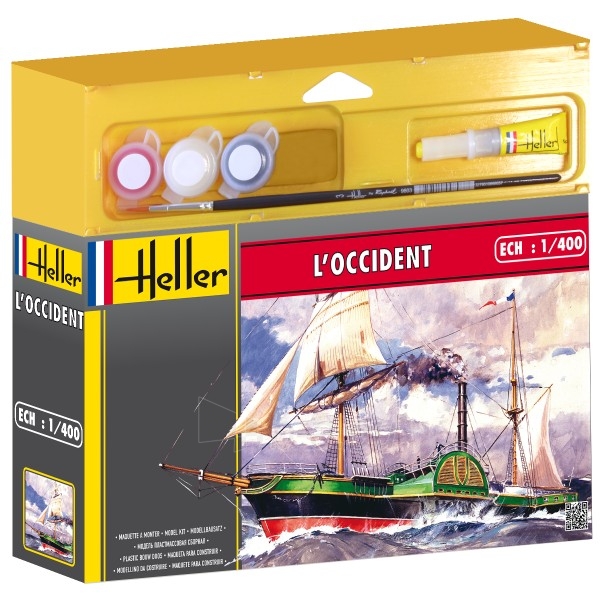 Plastikinis modelio rinkinys Heller 49062 Laivas - L'OCCIDENT 1:400 paveikslėlis 1 iš 1