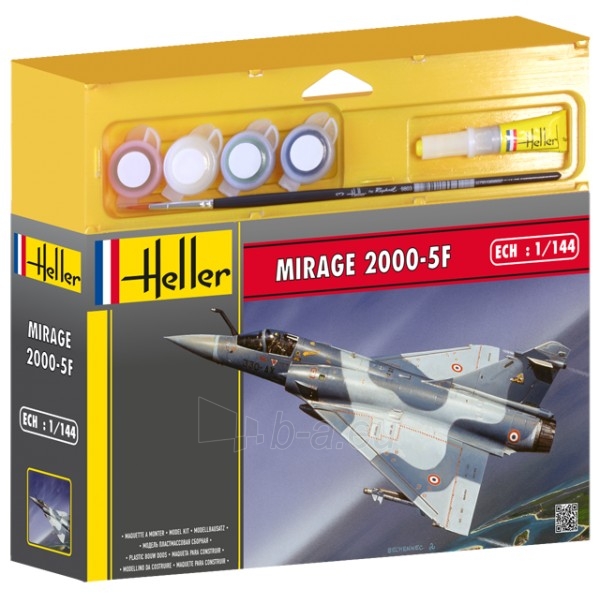 Plastikinis modelio rinkinys Heller 49907 Lėktuvas - MIRAGE 2000-5F 1:144 paveikslėlis 1 iš 1