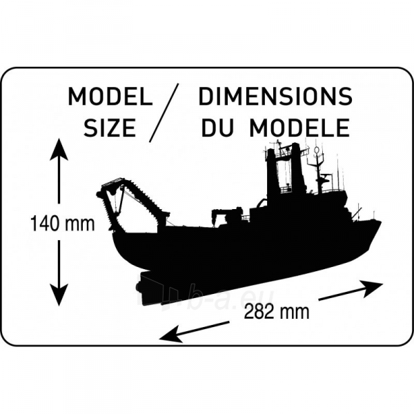 Plastikinis modelio rinkinys Heller 80615 Laivas Titanic Searcher ''Le Suroit'' 1:200 paveikslėlis 3 iš 3