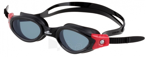 Plaukimo akiniai AQF FASTER 4143 black/red paveikslėlis 1 iš 1