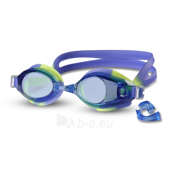 Plaukimo akiniai INDIGO G203, geltoni-mėlyni paveikslėlis 1 iš 1