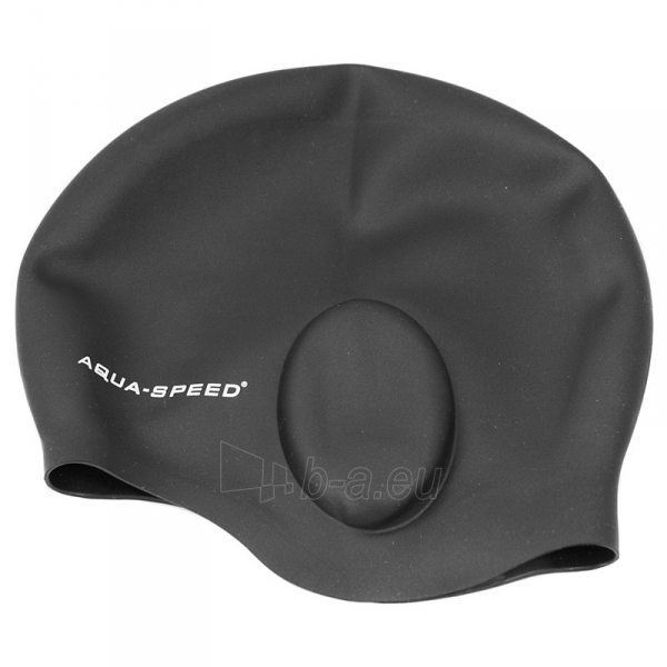 Plaukimo kepuraitė Aqua Speed EAR CAP, Spalva juoda paveikslėlis 2 iš 4