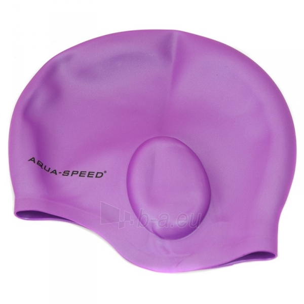 Plaukimo kepuraitė Aqua Speed EAR CAP, Spalva juoda paveikslėlis 3 iš 4
